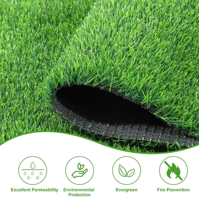 200 hechtingen/M PE-materiaal Niet-opvulbare kunstgras 50 mm 18000 Dtex Voor voetbal/voetbalsport