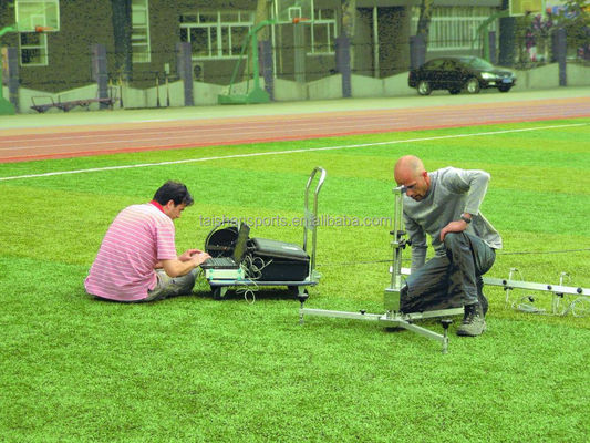 PU-coating Landschaps kunstgras met FIFA en FIH dubbele certificering en vlakke garens voor hoge duurzaamheid