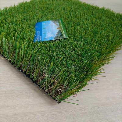 Niet-giftig speelterrein Kunstgras 45 mm Stapelhoogte Milieuvriendelijk nepgras met weinig onderhoud
