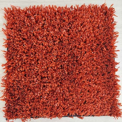 Brick Red Tennis Kunstgras 6300 Dtex 25mm Mesh Grass Multi Functional Low Maintenance
