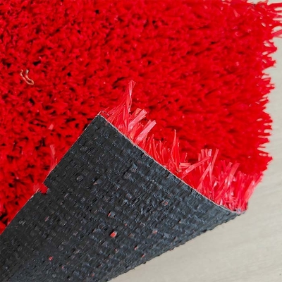 25 mm rood kunstmatig vals tennisgras met weinig onderhoud Multifunctioneel astro-gras voor tennissporten en andere activiteiten