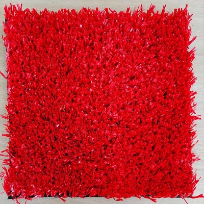 25 mm rood kunstmatig vals tennisgras met weinig onderhoud Multifunctioneel astro-gras voor tennissporten en andere activiteiten