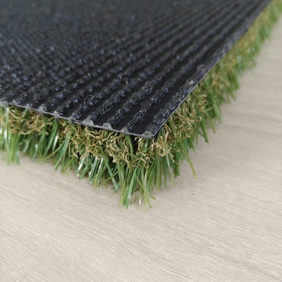 PU Kleefstof 28mm 13800 Dtex Landschap Kunstgras Dubbel PP Achterbalkons Achtertuinen Decoratie UV-bestand laag onderhoud
