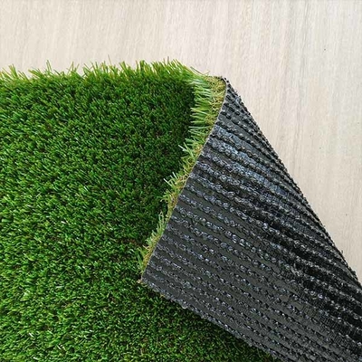 PU Kleefstof 28mm 13800 Dtex Landschap Kunstgras Dubbel PP Achterbalkons Achtertuinen Decoratie UV-bestand laag onderhoud