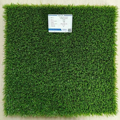 PU Kleefstof 28mm 13800 Dtex Landschap Kunstgras Dubbel PP Achterbalkons Achtertuinen Decoratie UV-bestand laag onderhoud