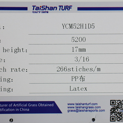 Taishan Duurzaam PP krullend gras 12mm13mm15mm 17mm voor Indoor Outdoor Kinderen speeltuin Gras Golf Putting Green Multisport Turf