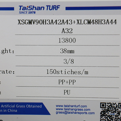 38 mm Landsacping Artificial Grass 13800 Dtex Synthetict Turf Manufacturer for Playground