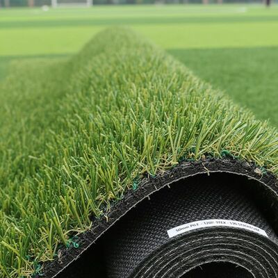 50 mm poolhoogte 12000 Dtex 130 steken per meter voetbal kunstgras voor sportvelden