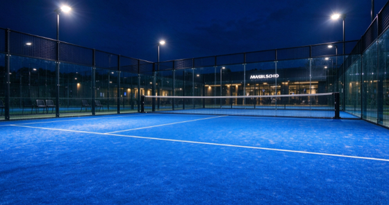 FEP Gecertificeerd 12 mm Poolhoogte Hoge Dichtheid Padel Kunstgras en Padel Turf voor Professionele Banen