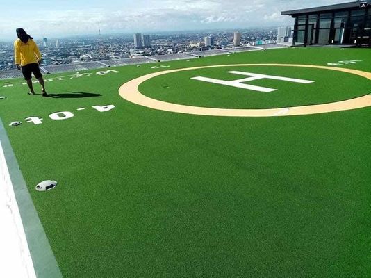 50 mm Pile Height UV-bestand aanpasbaar patroon kunstgras voor voetbalvelden
