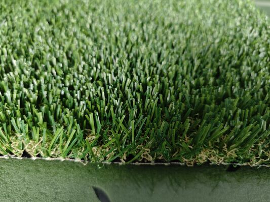 Non-infill kunstgras met 30 mm poolhoogte en transparante latexlijm voor sportgras 12400 Dtex Onderhoudsarm