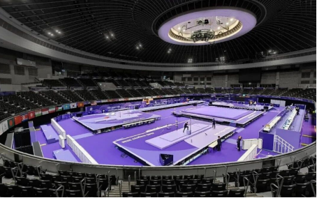 IWUF-gecertificeerde Wushu Mat en sportapparatuur voor multi-sporttoepassingen met 12000mm × 18000mm × 90mm Grootte
